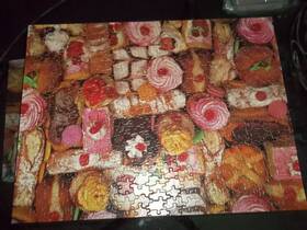 15-388-90 Eaton Vintage Jigsaw Puzzle Decisions 500 Pieces Dessert Complete 1980
