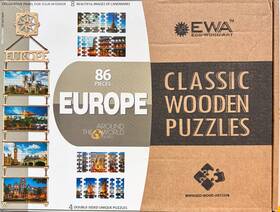 Eco-wood Art 815123001423 Wooden Puzzles Of Europe By Eco-wood