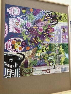 Eeboo 689196514623 Puzzle - 1000 Piece Lavender Kitchen