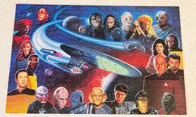 F.x. Schmid 099252900251 Star Trek Tng Fx 1993 1000 Piece Jigsaw Puzzle Complete