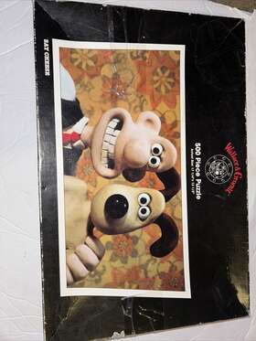 F.x. Schmid 099252922468 Fx Wallace And Gromit Say Cheese 500 Piece Jigsaw Puzzle New Sealed