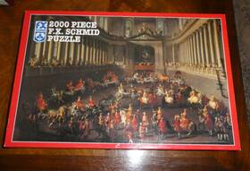 F.x. Schmid 099252985227 F.x. Puzzle Winter Riding School Of The Vienna Hof ....rare