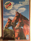 F.x Schmid Puzzle 1000 Pc Vintage 3 Generations Of Morgan Horses Rare Sealed 099252981045