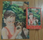 Fairchild 350pc Boy Dog Bathing Puzzle Vtg Suit Americana Red Swim Pre-teen