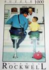 Fink Co 1000 Piece Jigsaw Puzzle The Runaway Norman Rockwell Box Easel Glue Spain Made 094594096013