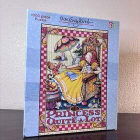 Fink & Co 781620217474 Vintage Mary Engelbreit Princess Of Quite A Lot 1000 Piece Puzzle And