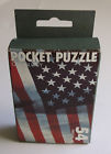 Fink Co And Company Vtg Mini Pocket Puzzle American Flag Jigsaw Usa Miniature Old Glory 094594041006