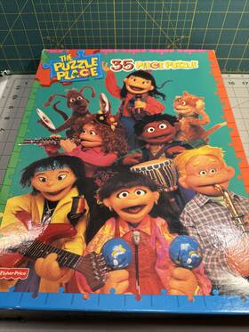 Fisher-price 078206041011 Vintage By 35 Piece Puzzle Puppets Floor 1994 All Pieces There