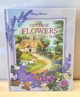 Five Miles Press 781865036557 Jigsaw Puzzle Book Cottage Flowers By Shirley Barbers With 6 63 Piece Jigsaws