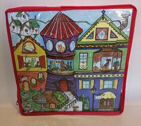 Flipzles 661799058650 Pet Mansion - Wooden Reversible Play Set Puzzle Vicki Lewis Rare