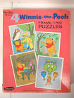 Frame Pooh Tray The Set Puzzles Winnie 4 Whitman Vintage1964