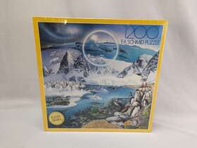Antarctic1200 Fx Schmid 004618983331 New Vtg Pc Exquisit Puzzle Sealed Orca Penguin