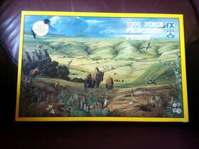 Fx Schmid 099252900220 1000 Piece Puzzle The North American Prairie 26 1/2 Inch X 17 1/4