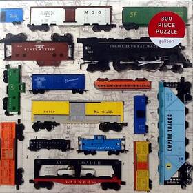 Galison 780735362666 Toy Trains Empire Tracks Walker Rio Grande Lines Santa Fe 300 21x16 Puzzle