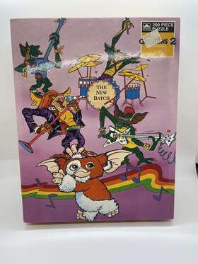 Golden 005556170517 Gremlins 2 New Batch 1990 200 Piece Jigsaw Puzzle Sealed