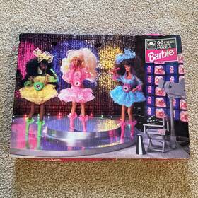 4073b Golden 033500040733 Barbie 63 Piece Giant Floor Puzzle Dance 1991