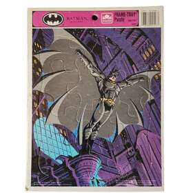 Golden 033500041273 Vintage 1992 Dc Comics Wb Batman Returns Frame Tray Puzzle Toy Usa