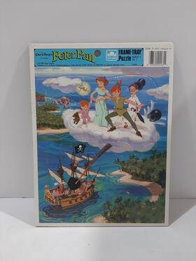 Golden 033500041655 Disneys Classic Peter Pan Vintage Frame Tray 12 Piece Puzzle