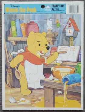 Golden 033500045851 Vintage Disney S Winnie The Pooh Frame Tray Puzzle Ages 3-7
