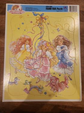Golden 033500046261 Lady Lovely Locks And The Pixietails Rare 1987 Frame Tray Puzzle 11x14 Inch
