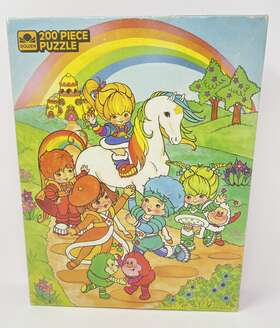 Golden 033500046667 Vintage 1983 Rainbow Brite 200 Piece Jigsaw Puzzle Retro