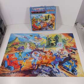 Golden 033500047893 Vintage 1983 Puzzle 300pc He-man Masters Of The Universe Battle Royal Complete