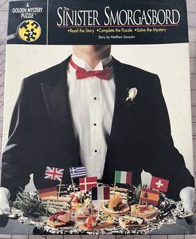 Golden 033500050275 Vintage The Sinister Smorgasbord Mystery 500 Piece Puzzle