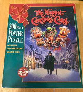 Golden 033500052293 Muppet Christmas Carol Puzzle 1992 5229 300 Pcs 2 X 3 Vintage Complete