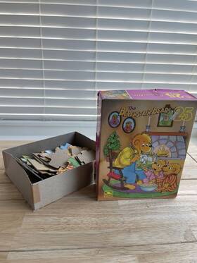 Golden 033500056437 Vtg 1993 Berenstain Bears Puzzle -25 Pieces