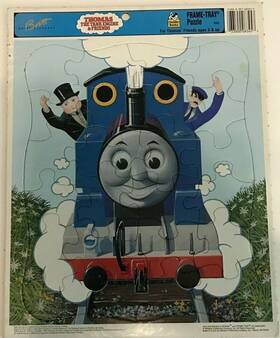 Golden 033500083457 Thomas The Tank Engine And Friends Frame Tray Puzzle 1993 24 Pieces Books