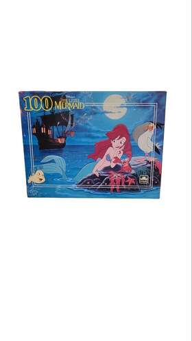 4079d Golden Disneys The Little Mermaid 100 Piece Puzzle Vintage Ariel And Friends