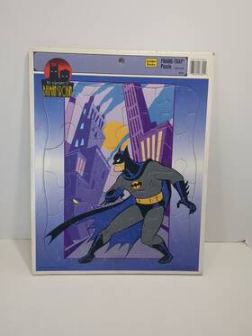 Golden Books 033500083242 Vintage Batman And Robin Frame-tray Puzzle 1995 Pre-owned Complete
