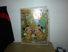 Golden Vintage Disney Mickey Minnie Mouse Donald Jungle Scene Frame Tray Puzzle 033500045509