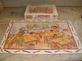 Great American Puzzle Factory 010563005091 Arthur Show And Tell Jigsaw 1997 Complete #509