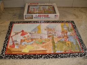 Great American Puzzle Factory 010563005114 Arthur Writes A Story Jigsaw 1997 Complete #511