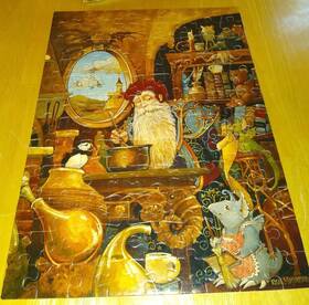 Great American Puzzle Factory 010563006562 The Alchemist Real Musgrave 100 Pc 1993 Inc