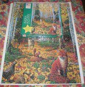 Great American Puzzle Factory 010563008283 Alaska Autumn 1000 Pc Complete Vintage Sold As Is
