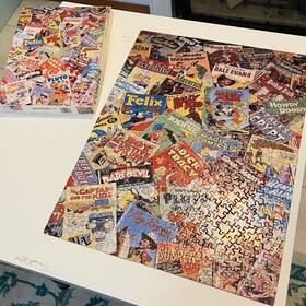 Great American Puzzle Factory 010563009723 Comics Jigsaw #972 Over 550 Pieces By 1988
