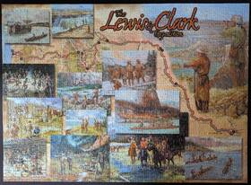 Great American Puzzle Factory 010563086465 Company The Lewis And Clark Expedition 1000 Jigsaw