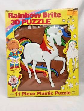 Hallmark 045782200101 Vintage Rainbow Brite Starlite 3d Puzzle 11 Piece Plastic