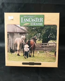 Hasbro 076930492468 Amish Bill Colemans Lancaster Country Premium 1000 Piece Jigsaw Puzzle 2002 Has