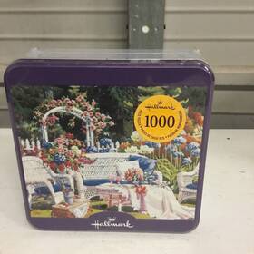 Hasbro 076930494615 Hallmark Flower Garden 1000 Piece Jigsaw Puzzle Brand New 20 Inch X 24