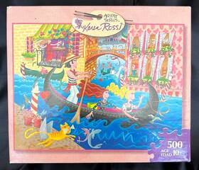 500p Hasbro & Milton Bradley 653569193449 Girlfriends In Venice Collectors Puzzle By Karen Rossi 18 Inch X24 C Rare