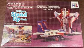 Hasbro/warren 038457010303 Vtg 1984 Transformers Evil Deception 3-d Stand Up Puzzle Complete Clean