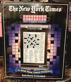 Herbko 694202300978 New York Times Crossword Companion Roll Puzzle Kit With Solutions - See Description