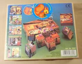Herman Eichhorn 003046033618 Fairy Tales 6 Sided Wood Block Puzzle In Box-made Germany