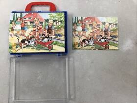 84385 Hermann Eichhorn 003046033229 Vtg Fairy Tales Wooden Block Puzzle Made In Germany