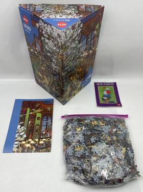 Heye 001689298401 Oesterle Library 1500pc Jigsaw Puzzle Poster 29840 Complete In Box