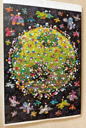 Heye 005125303489 Mordillo Football Soccer 1000 Piece Jigsaw Puzzle 100% Complete