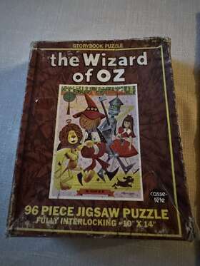 400-06 Hg Toys 705988719394 The Wizard Of Oz 96-piece Jigsaw Puzzle Storybook Vol6 Vintage